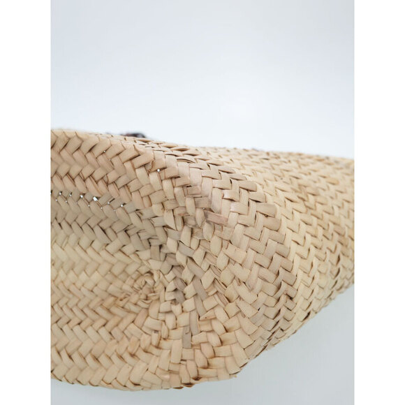 Prada Woven Palm Leather Tote Bag - Picture 4 of 9